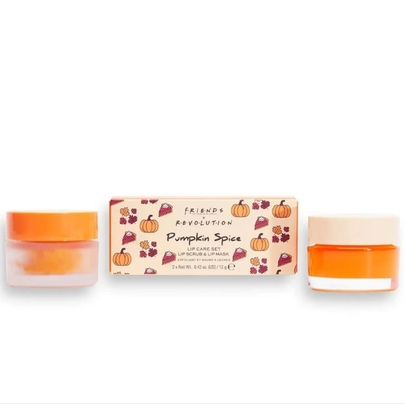 FRIENDS X Revolution Pumpkin Spice Lip Care Set - Picture 1 of 4